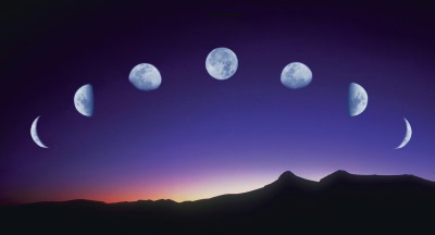 Различные фазы луны